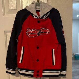 Marvel Spider-Man Red and Black Kids Jacket 5T